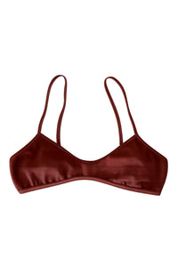 The Bralette in Cherry