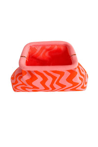 The Bella Pouch — Sunset Sorbet, open